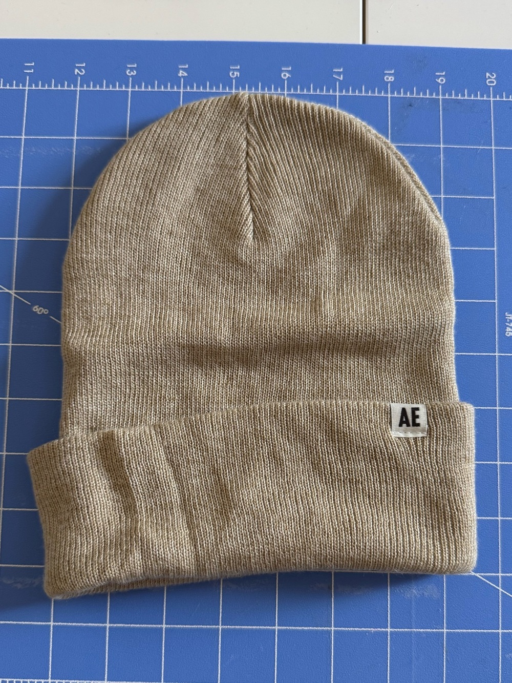 Tan beanie